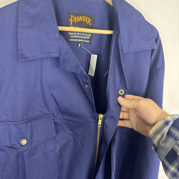 NWT Pioneer Storm Master Navy Blue Work Coveralls Size 56 Canada - Picture 5 of 7